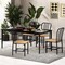 Armless Spindle Back Dining Chair Set Of 2 With Ergonomic Seat